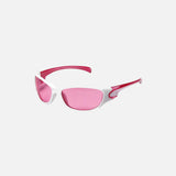 Curved Frame Sport Sunglasses