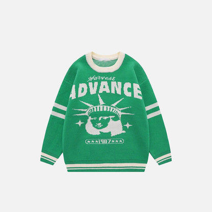 Statue Of Liberty Vintage Sweater
