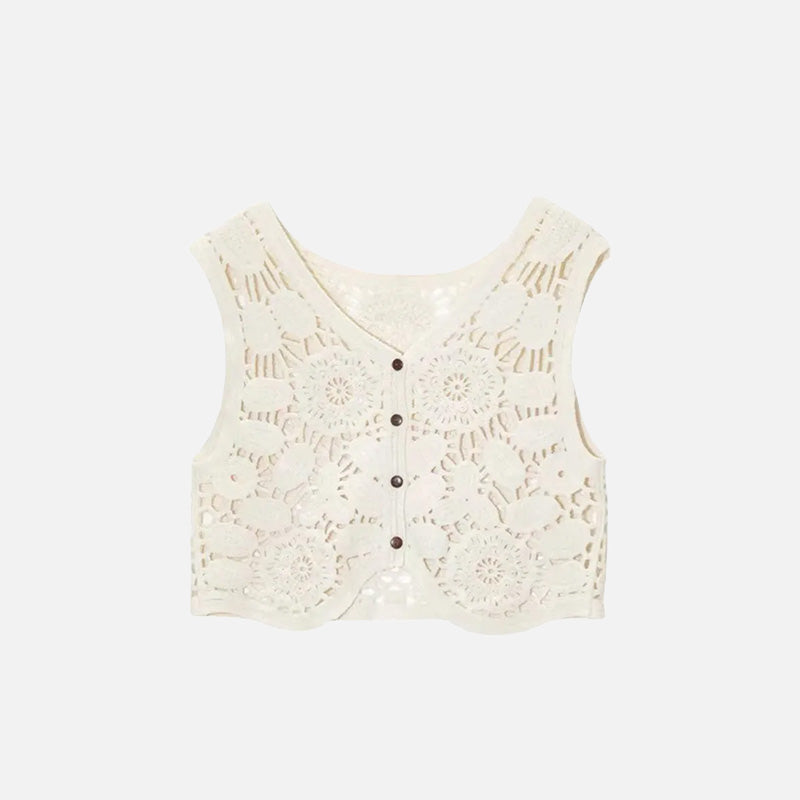 Floral Pattern Women's Cardigan