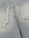 Rhinestone Jorts