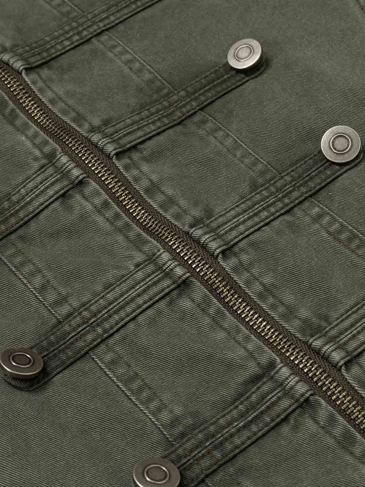 Military Napoleon Button Slim Jacket; Army Green / S, Army Green / M, Army Green / L, Army Green / XL