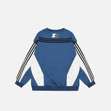Retro Color Block Patchwork Striped Sweatshirt