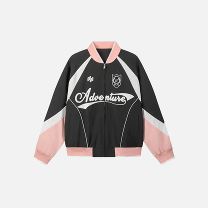 Oversize Bomber Coat & Baseball Uniform Designer Jacket