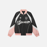 Oversize Bomber Coat & Baseball Uniform Designer Jacket