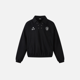 Flattering Hip Hop High-Street Collar Sweatshirt