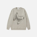 Y2K Butterfly Oversized Sweater