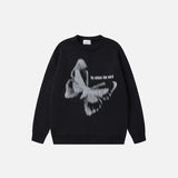 Y2K Butterfly Oversized Sweater
