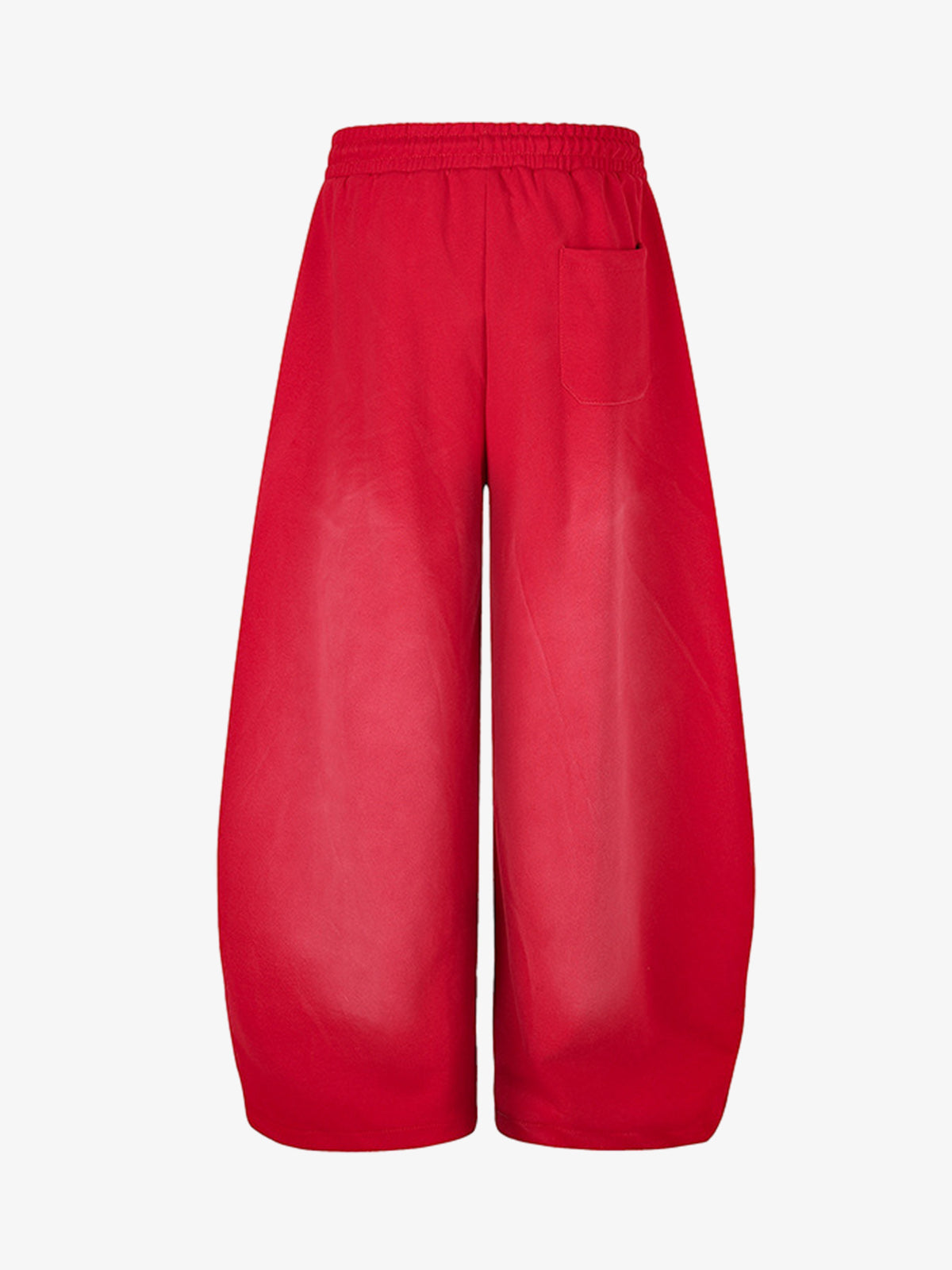 Letter Graphic Wide-Leg Sweatpants; Red / S, Red / M, Red / L, Red / XL