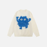 Spring Cartoon Hip Hop Crewneck Sweater