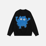 Spring Cartoon Hip Hop Crewneck Sweater