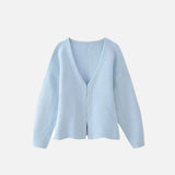 V-neck Vintage Knitted Cardigan