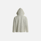 Y2K Stylish Retro Striped Knit Hooded Sweatshirt