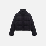 Elevated Comfort Thick Knitted Puffer Jacket