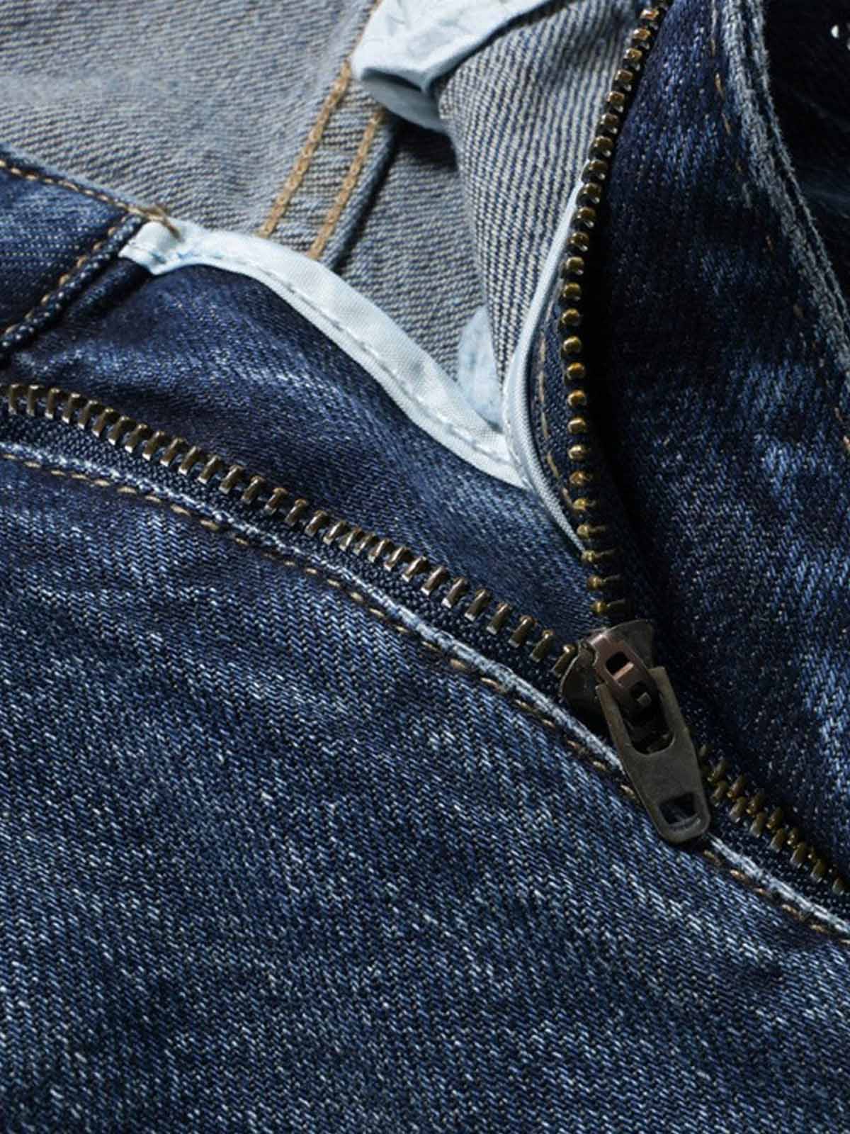 All-Over Rhinestone Embellished Jeans; Blue / S, Blue / M, Blue / L, Blue / XL, Blue / 2XL