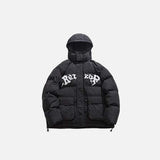 Hooded Solid Puffer Jacket