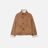 Premium High Neck Two Way To Wear Fleece Jacket
