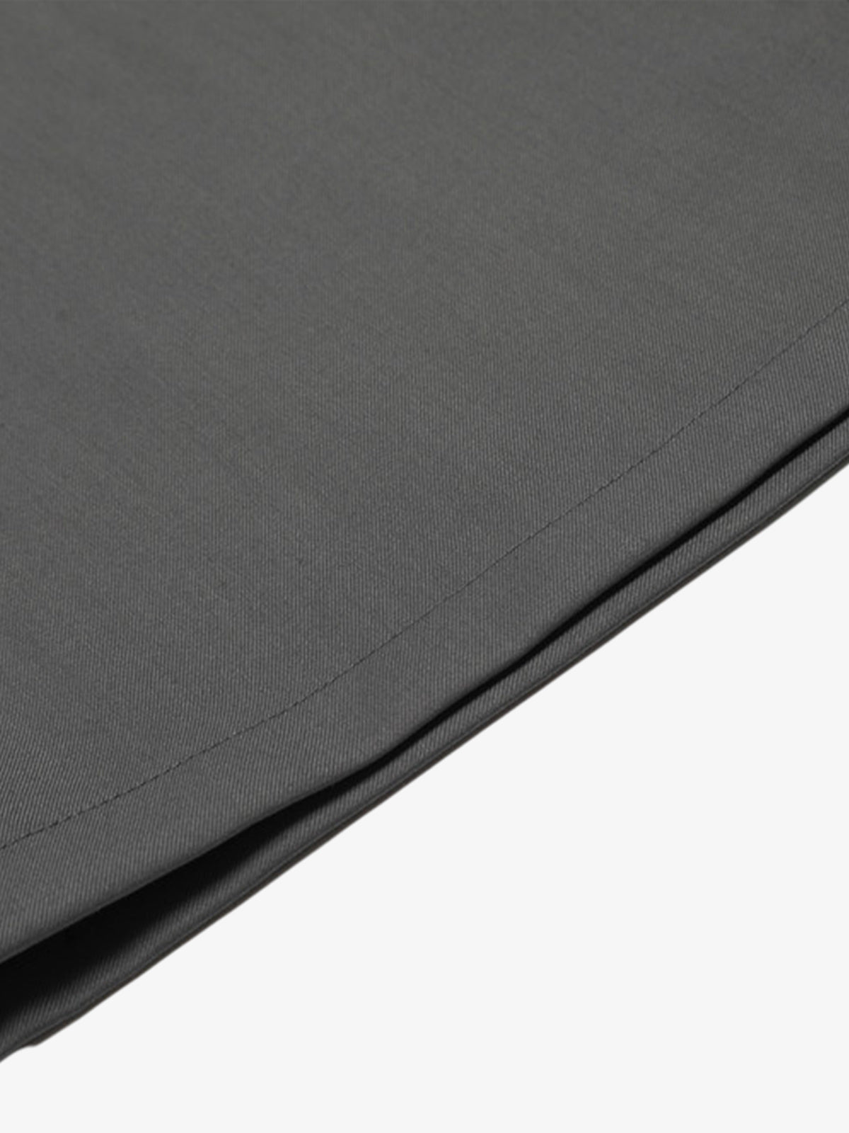 Adjustable Side Buttons Barrel Pants; Gray / S
