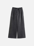 Versatile Lace-Up High Waist Denim Jeans