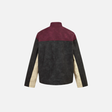 Streetwear Patchwork Hip Hop Leather Motorcycle Jacket