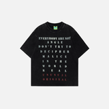 Cozy Vintage Print Short Sleeve Cotton T-Shirt