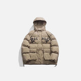 Hooded Solid Puffer Jacket
