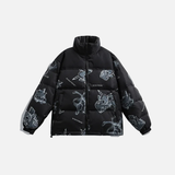 Cartoon Pattern Hip Hop Down Puffer Jacket