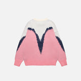 Oversized Melting Colors Sweater