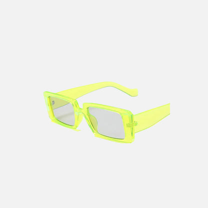 Rectangular Thic Frame Sunglasses