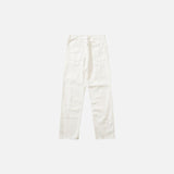 Y2K White Straight Punk Pants