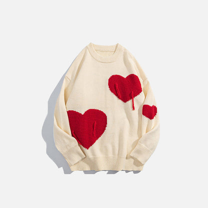 Knitted Heart Sweaters