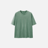 Crew Neck Solid Color Oversized T-Shirt