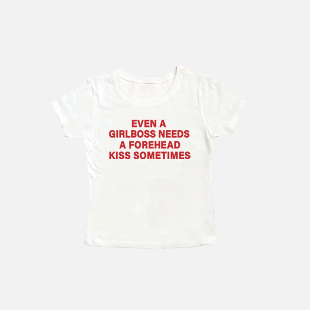 Girl boss Forehead Kiss T-shirt