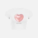 O-Neck Baby Crop Top