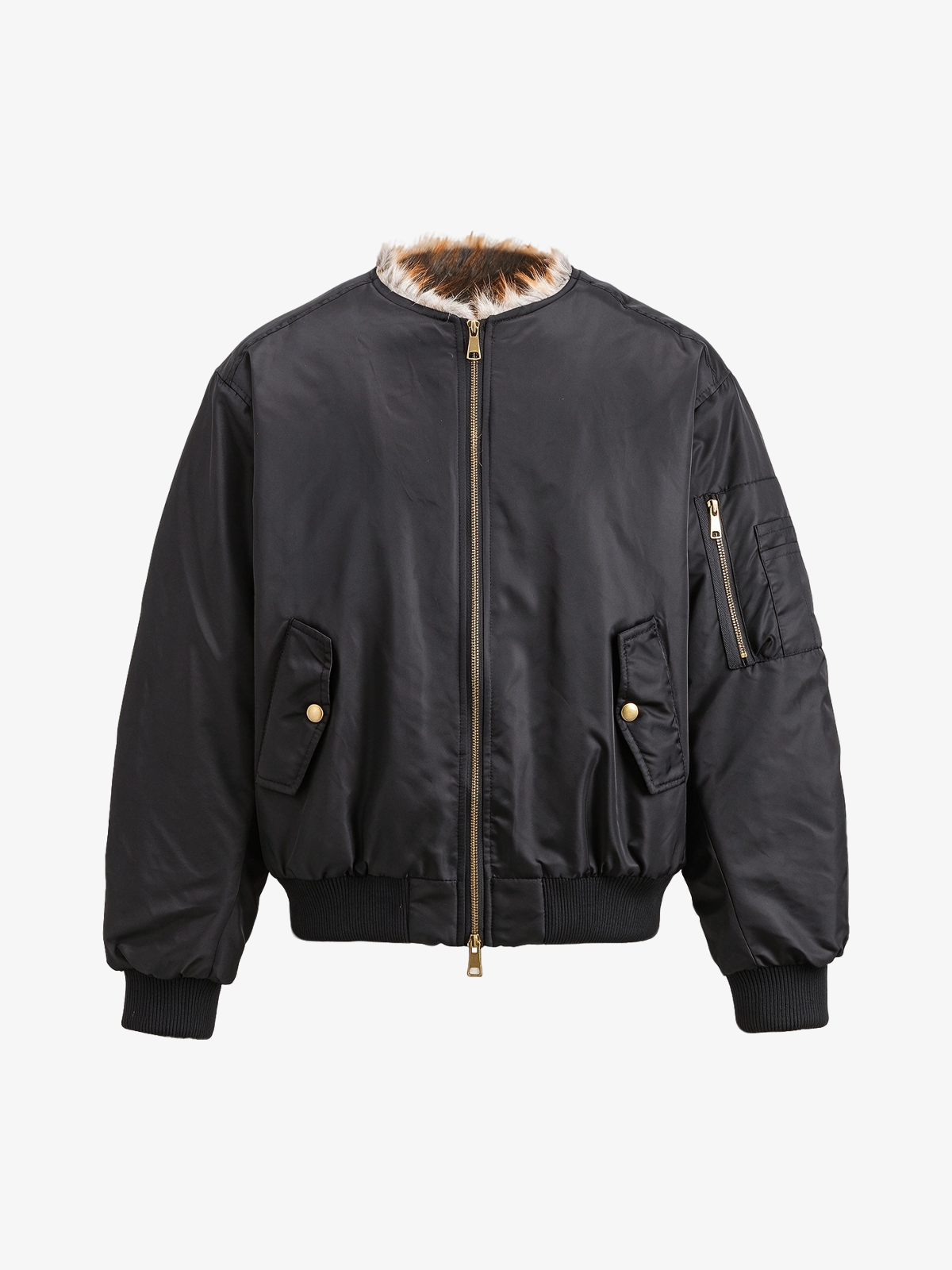 Neutral Cotton-Padded Coat