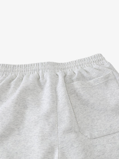 Crest & Sword Graphic Side Stripe Sweatpants; Flower Ash / L, Flower Ash / XL, Flower Ash / 2XL