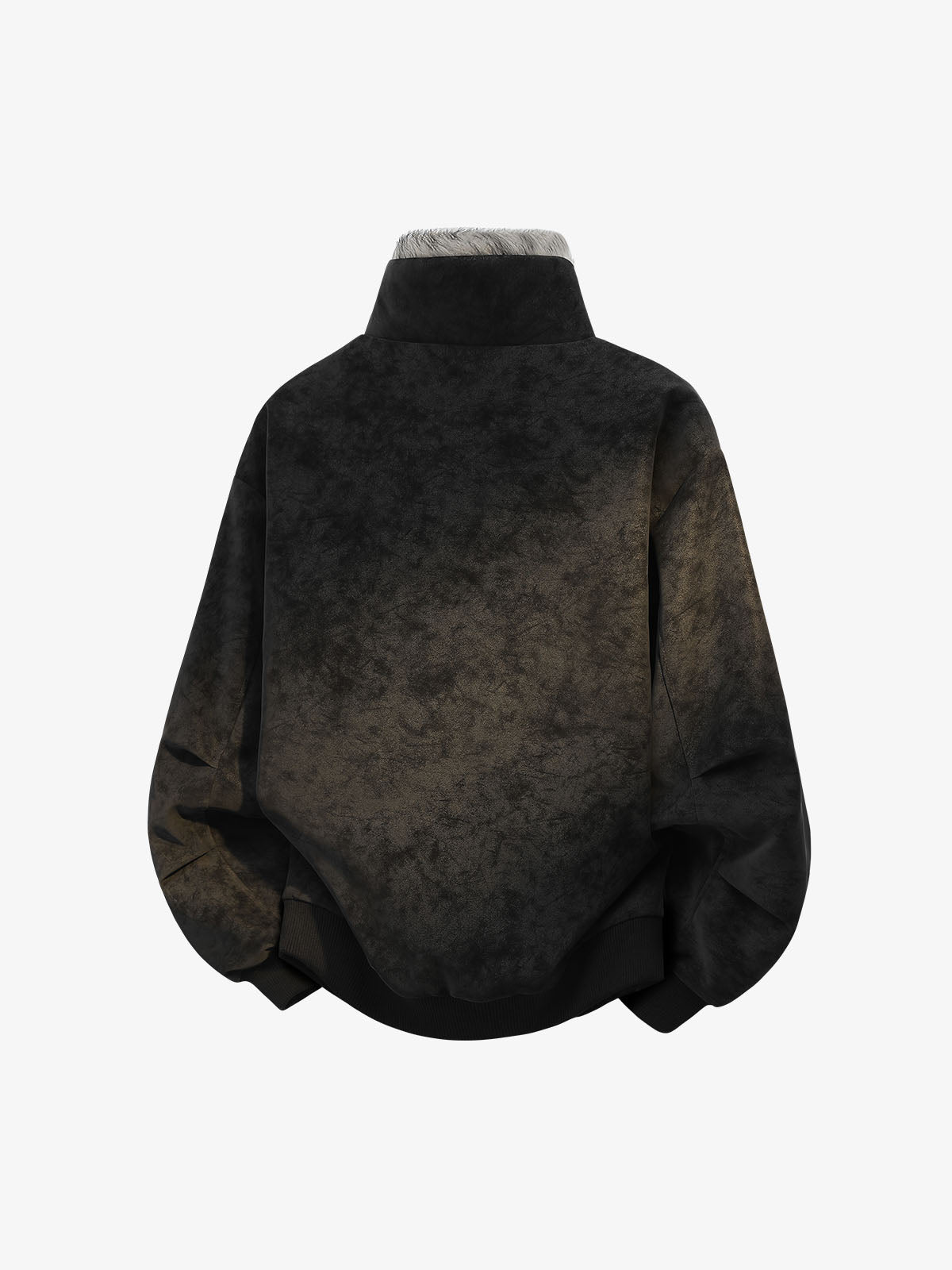 Faux-Fur Collar Padded Jacket; Black / M, Black / L, Black / XL, Black / 2XL