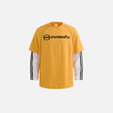 Streetwear Colorblock Long Sleeve Letter Print T-Shirt