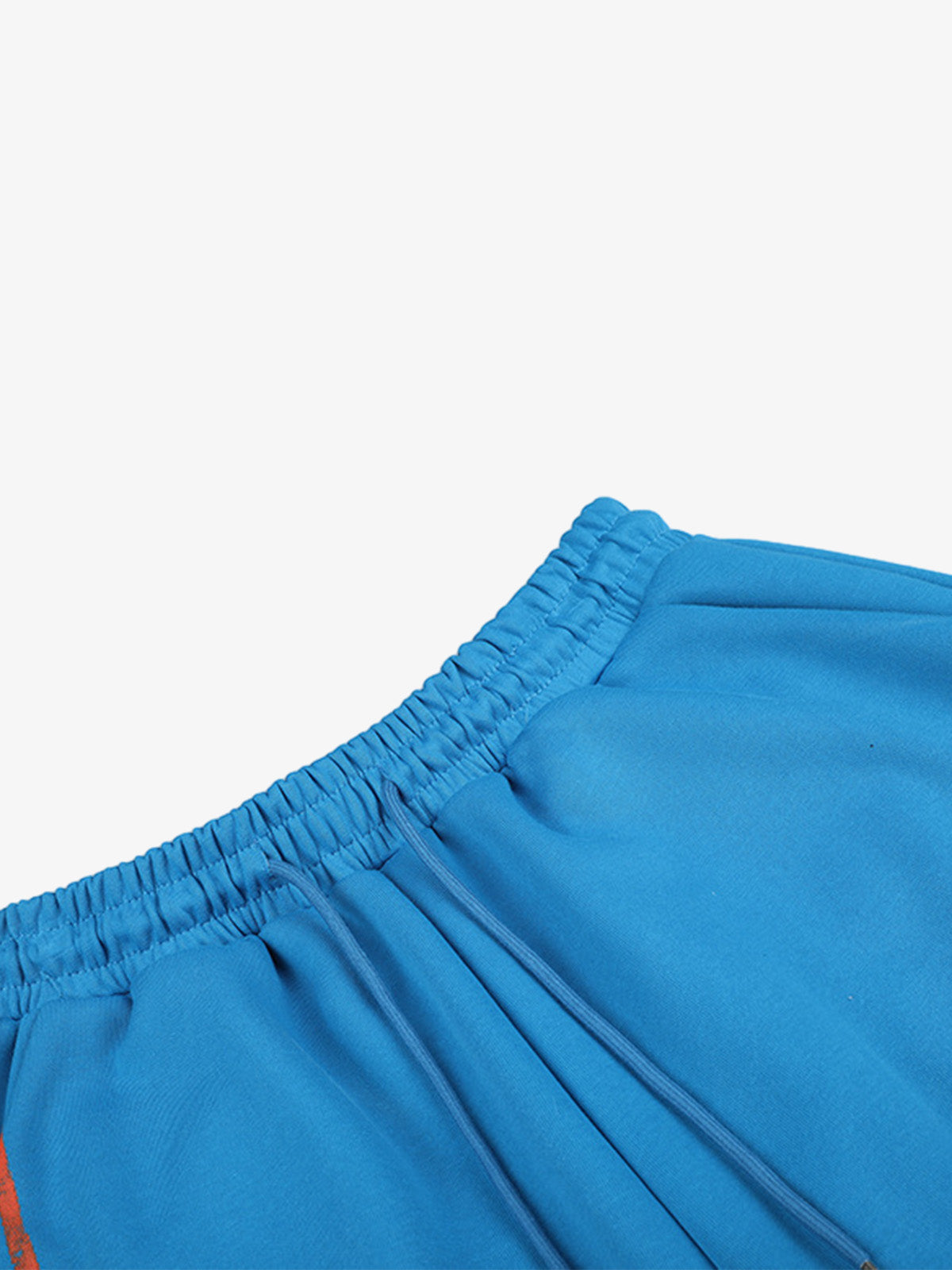 Letter Graphic Wide-Leg Sweatpants; Blue / S, Blue / M, Blue / L, Blue / XL