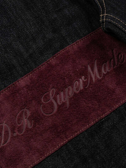 Pirate Skull Heavyweight Black Raw Denim Jeans; Basic Black / S, Basic Black / M, Basic Black / L, Basic Black / XL, Basic Black / 2XL