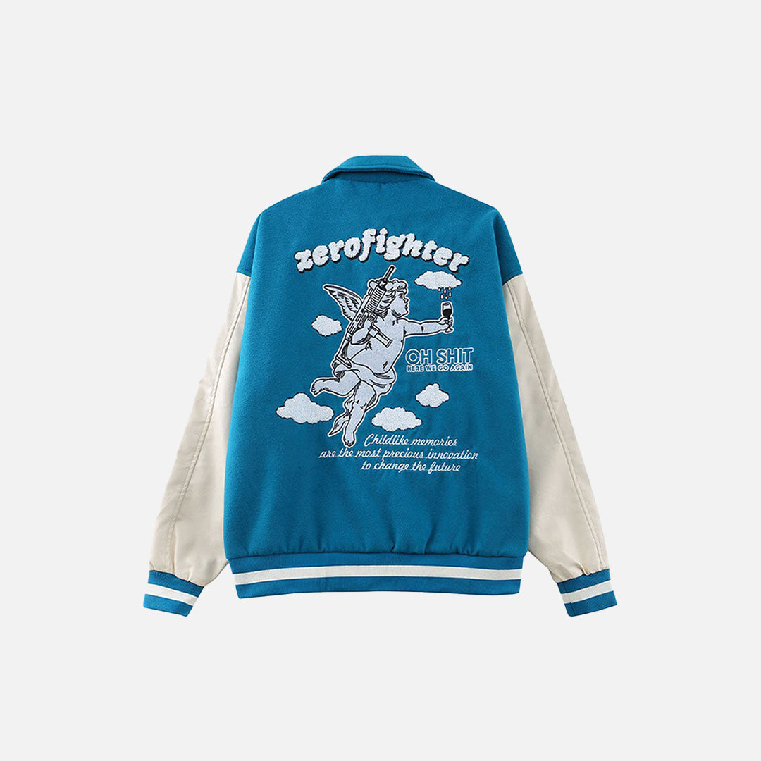 Fighter Angel Varsity Jacket