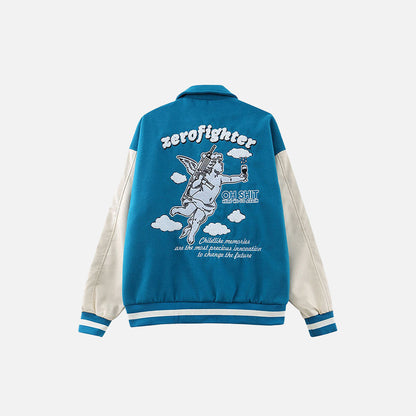 Fighter Angel Varsity Jacket