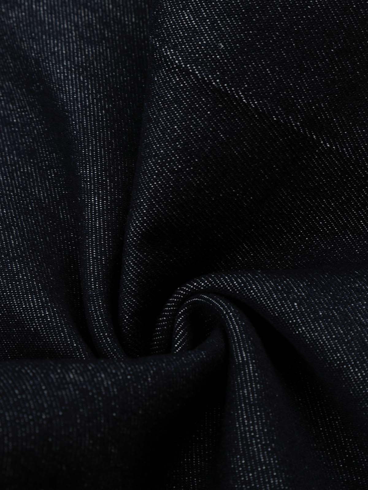 Raw Denim Straight-Leg Jeans; Blue / S, Blue / M, Blue / L, Blue / XL, Blue / 2XL