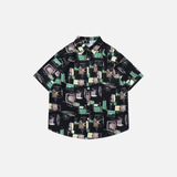 Breathable Vibrant Graffiti Warm Beach Cool Shirt