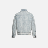 Punk Washed Loose Fit Denim Jacket
