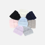 Fur Knitted Three Fold Beanie