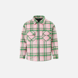 Breathable Hip Hop Retro Plaid Zip-Up Shirt