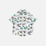 Breathable Vibrant Graffiti Warm Beach Cool Shirt