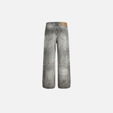 Punk Streetwear Distressed Ink Splatter Spray Jeans