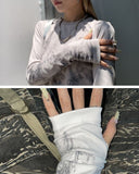 Grunge O-neck Long Sleeve T-shirt