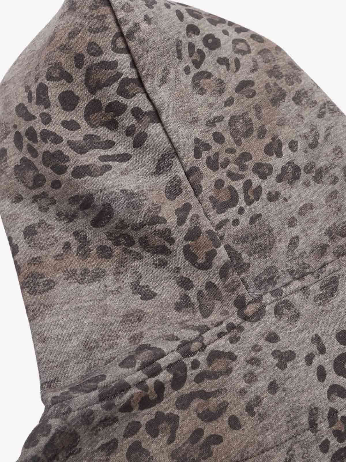 Leopard Script Graphic Sweatshirt; Leopard / M, Leopard / L, Leopard / XL